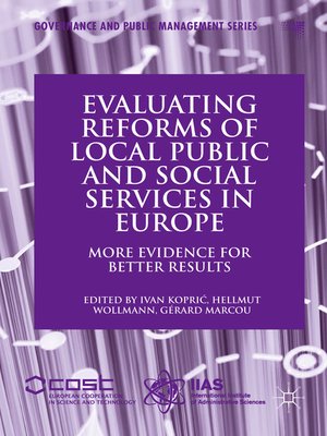 cover image of Evaluating Reforms of Local Public and Social Services in Europe